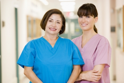 two female caregivers